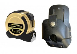 Komelon KOMMPT826EG Powerblade II Tape Measure Hi Viz Magnetic tip 8m With Holster £16.95